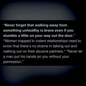 I LOVE to bring awareness to Domestic Violence  as I am one of you